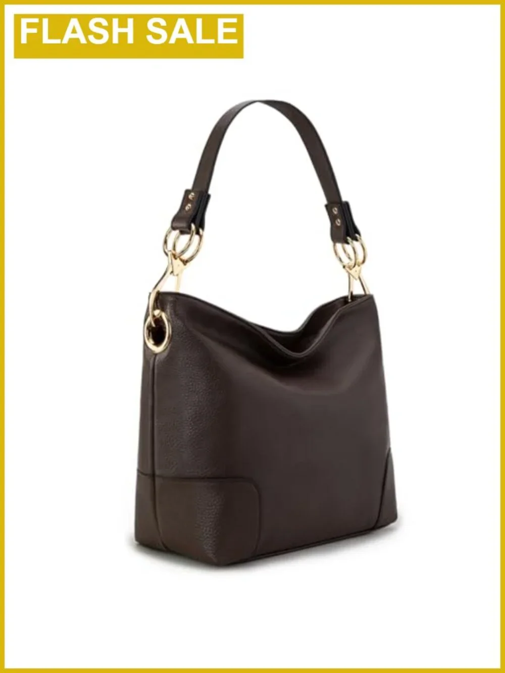 Faux Leather Hobo Bag for Women Shoulder Purse Satchel Wide Handle Slouchy Top